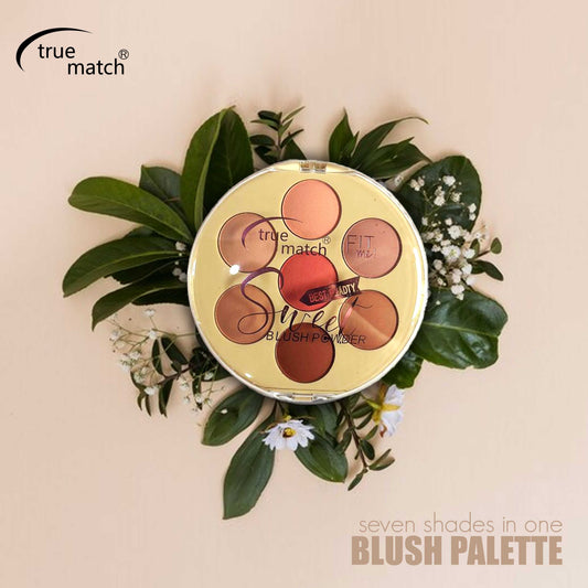 True Match 7 Colors Round Blush On Kit