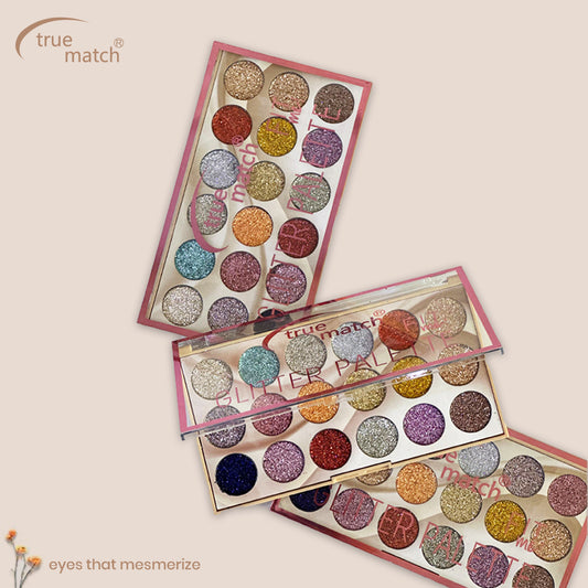 True Match Glitter 18 Colors Eye Shades Kit